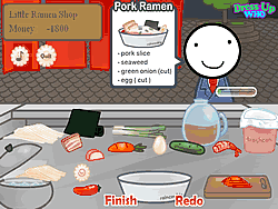Флеш игра онлайн Рамен готовит / Ramen Cooking