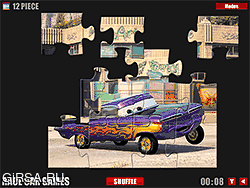 Флеш игра онлайн Рамон Автомобили Головоломки