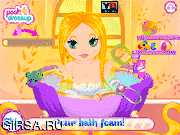 Флеш игра онлайн Рапунцель Душа Ребенка / Rapunzel Baby Shower