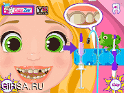 Флеш игра онлайн Рапунцель Гнилые Зубы / Rapunzel Rotten Teeth