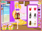 Флеш игра онлайн Рапунцель Летние Цветочные Юбки / Rapunzel Summer Floral Skirts