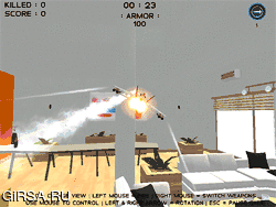 Флеш игра онлайн Самолет радиоуправляемый войн / RC Jet Wars