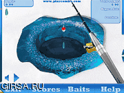 Флеш игра онлайн Реалистичная Рыбалка На Льду