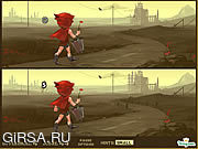 Флеш игра онлайн Little Red Riding Hood - A Post Apocalyptic Adventure
