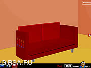 Флеш игра онлайн Красная Побег номере диван