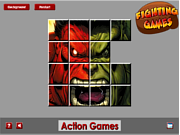 Флеш игра онлайн Красный vs зеленый Халк раздвижные  / Red VS Green Hulk Sliding 