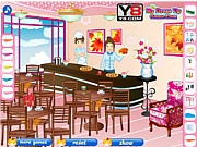 Флеш игра онлайн Украшение ресторана / Restaurant Decorating Game 