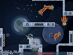 Флеш игра онлайн Рикошетное убийство в космосе / Ricochet Kills Space