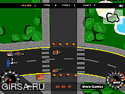 Флеш игра онлайн Дорожные гонки / Road Racing
