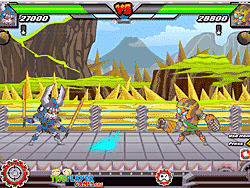 Флеш игра онлайн Робо дуель бой 3 / Robo Duel Fight 3 - Beast