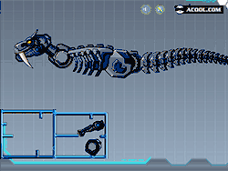 Флеш игра онлайн Робот Виолет Т-рекс / Robot Violent T-Rex