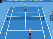 Флеш игра онлайн Робототехнический вид спорта: Теннис