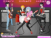 Флеш игра онлайн Rock Band Makeover