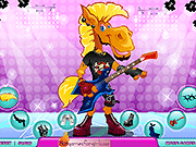 Флеш игра онлайн Рок-Звезда Лошадь / Rock Star Horse