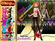 Флеш игра онлайн Rockstar Diva Dressup