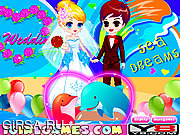 Флеш игра онлайн Romantic Dolphin Bay Wedding 