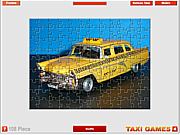 Флеш игра онлайн Русское такси. Мозайка / Russian Taxi Jigsaw