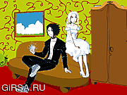 Флеш игра онлайн Sakura и Sasuke