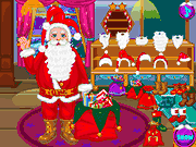 Флеш игра онлайн Санта Рождество Портной