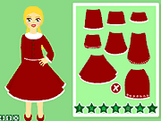 Флеш игра онлайн Платье Санта-Клары До / Santa Clara Dress Up