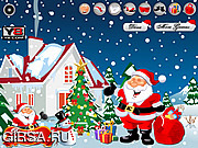 Флеш игра онлайн Санта Клаус и Игрушки