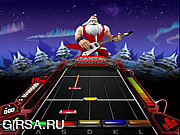 Флеш игра онлайн Санта- рок звезда 4