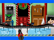Флеш игра онлайн Смертельный спуск Санты  / Santa's Deadly Descent