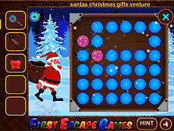 Флеш игра онлайн Santas Christmas Gifts Venture