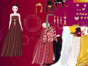 Флеш игра онлайн Сарита Платье Одеваются / Sarita Gown Dressup