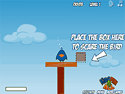 Флеш игра онлайн Испугай птиц - веселье для детей