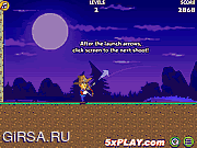 Флеш игра онлайн Чучело против тыквы / Scarecrow VS Pumpkin