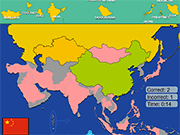 Флеш игра онлайн Малахольный Карты Азии
