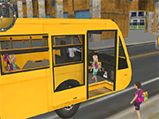 Флеш игра онлайн Водитель Школьного Автобуса