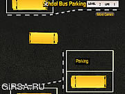 Флеш игра онлайн Парковка школьного автобуса