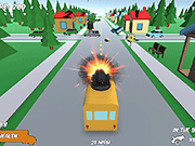 Флеш игра онлайн Школьный Автобус Симулятор 2019 / School Bus Simulator 2019