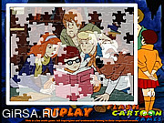 Флеш игра онлайн Скуби Ду пасьянс / Scooby Doo Sort My Jigsaw 