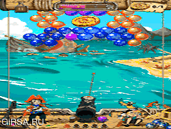 Флеш игра онлайн Моря Пираты Bubble