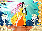 Флеш игра онлайн Морская принцесса выбирает свадебное платье