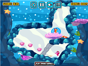 Флеш игра онлайн Путешествие морского конька / Seahorse Bubble 
