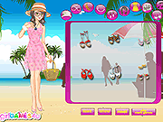 Флеш игра онлайн Приморские Девушки Платья  / Seaside Dresses Girl