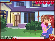 Флеш игра онлайн Втихомолку поцелуи