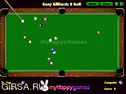 Флеш игра онлайн Sexy Billiards 8 Ball