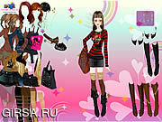 Флеш игра онлайн Сексуальное Shophiticated одевает вверх / Sexy Shophiticated Dress Up