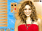 Флеш игра онлайн Shakira Make Up