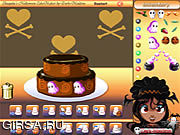 Флеш игра онлайн Создатель торта Shaquita Halloween