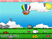 Флеш игра онлайн Шок Воздушный Шар-Бомбардировщик / Shock Balloon Bomber