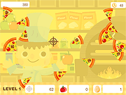 Флеш игра онлайн Съемки Пицца Безумие / Shooting Pizza Madness