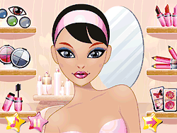 Флеш игра онлайн Макияж шопоголика Норы / Shopaholic Makeup Nora