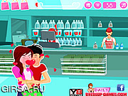 Флеш игра онлайн Торговый центр Романтика / Shopping Mall Romance Kiss 