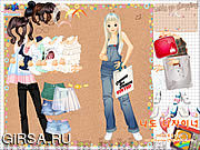 Флеш игра онлайн Shopping Girl 4 Dress Up